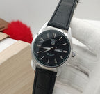 Carrera Calibre 5 - Luxury Swiss Watch With Leather Strap Mens Watch Wrist Watch | Best Quality Men Watch | Best Quality Analog Watch For Men - Without Box - Black