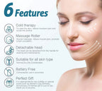 MARZAHAR Ice Roller for Face & Eye Puffiness Relief, Cold Gel Ice Face Roller Massager -