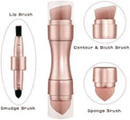 Max Factor x 4 in 1 makeup brush Set Portable Mini Travel Makeup Brushes Makeup Brush Mini 4 in 1 Kit