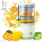 Manual Citrus Juicer & Squeezer – Portable Hand-Press Fruit Juicer with Built-in Strainer and Measuring Cup