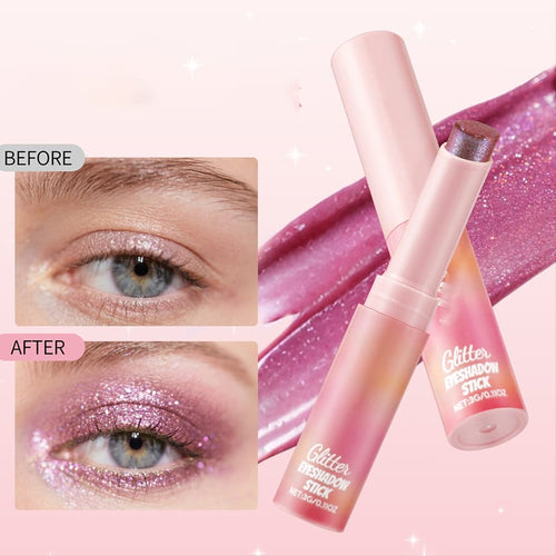 2 In 1 Jelly Shiny Shimmering Eyeshadow Stick | Long Lasting Glow Makeup Stick | Shades 1