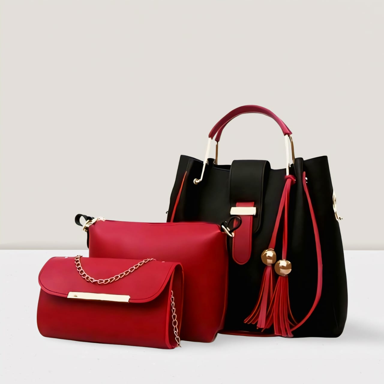 3 -PCS HANDBAGS SALE PRICE